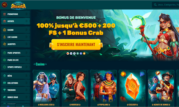 meilleur casino en ligne Spinanga